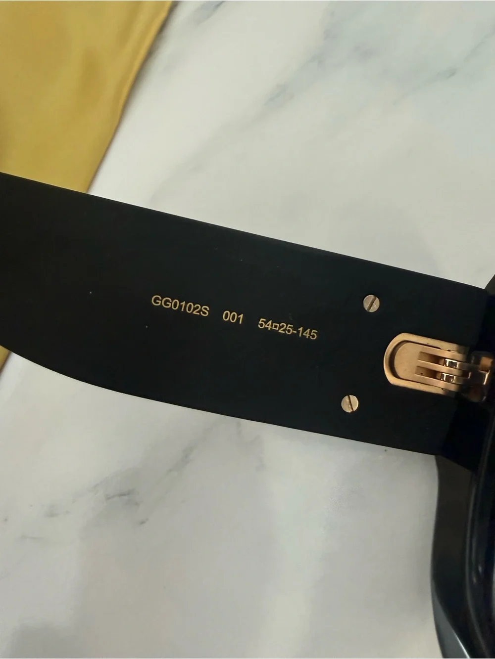 Authentic Gucci Black Sunglasses